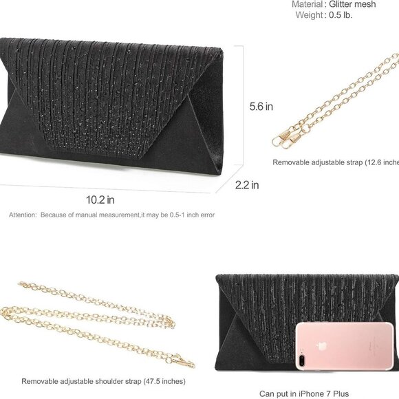 Women's Clutch Purses and Bags - Evening Clutches and Handbags - Picture 5 of 8